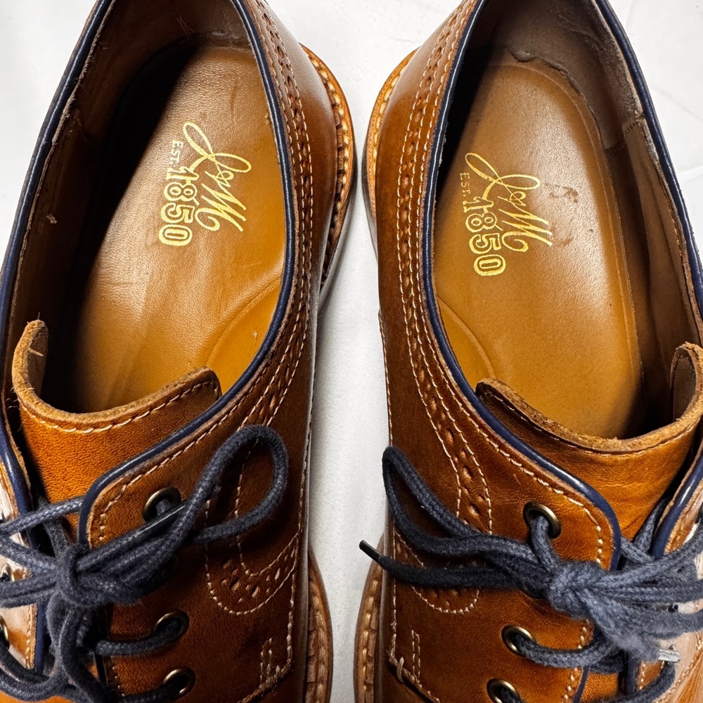 Johnston & Murphy Conard Cap Toe Men Brown Leather - image 2